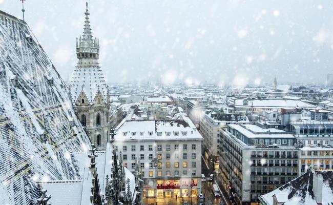 Vienne sous la neige