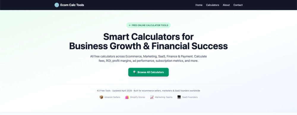 image of EcomCalcTools image of EcomCalcTools