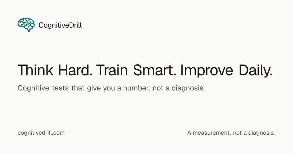 image of CognitiveDrill image of CognitiveDrill