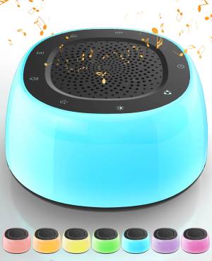 White Noise Machine, White Noise Machine, With 16 Natural Sounds, Memory  Function, Adjustable Timer, Portable, Relaxation, Relaxation, Office Travel