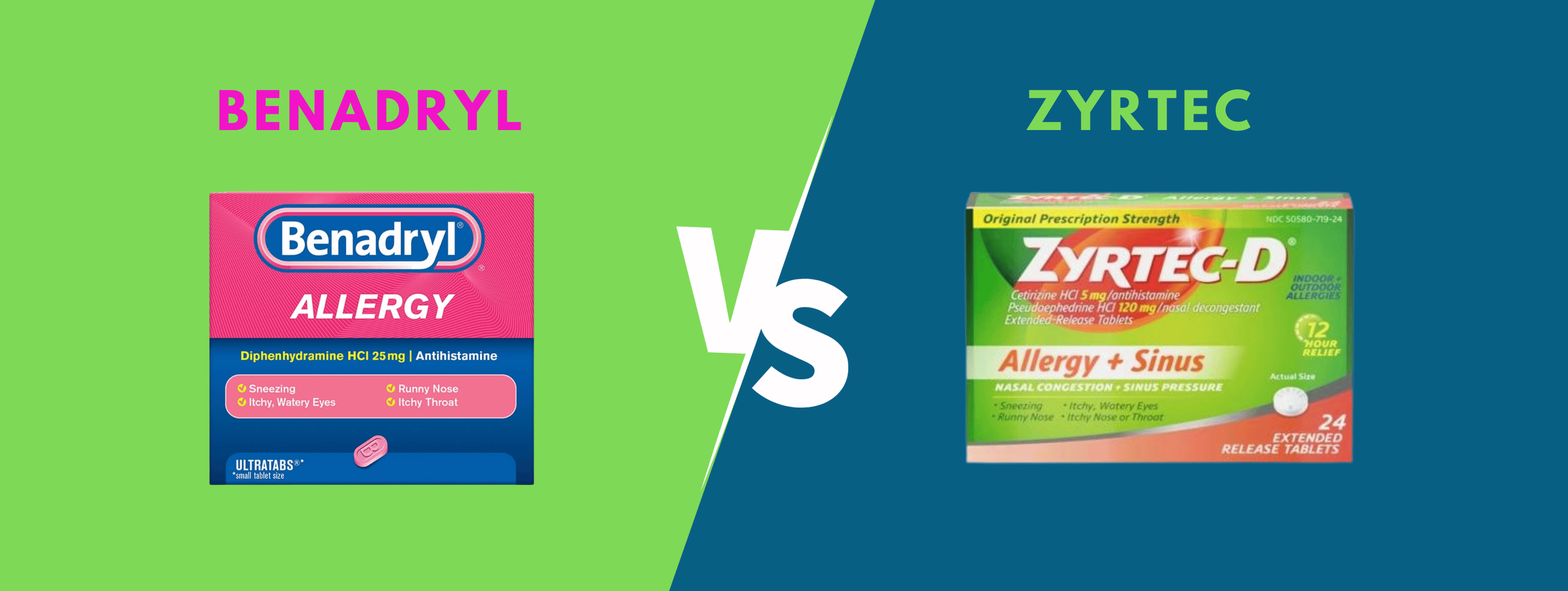 Benadryl Vs. Zyrtec: Allergy Medicines Compared | Buoy