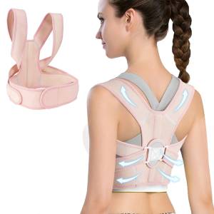 Posture Correction – Innovative back holder for an upright posture –  Inconspicuous back support with maximum comfort –XL