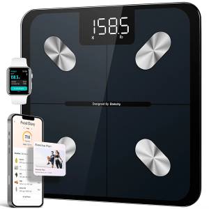  anyloop Smart Scale for Body Weight and Fat Percentage, Highly  Accurate Digital Bathroom Scales for BMI Muscle Body Fat, 14 Body  Composition Monitor, Large LED Display, 400lb : Health & Household