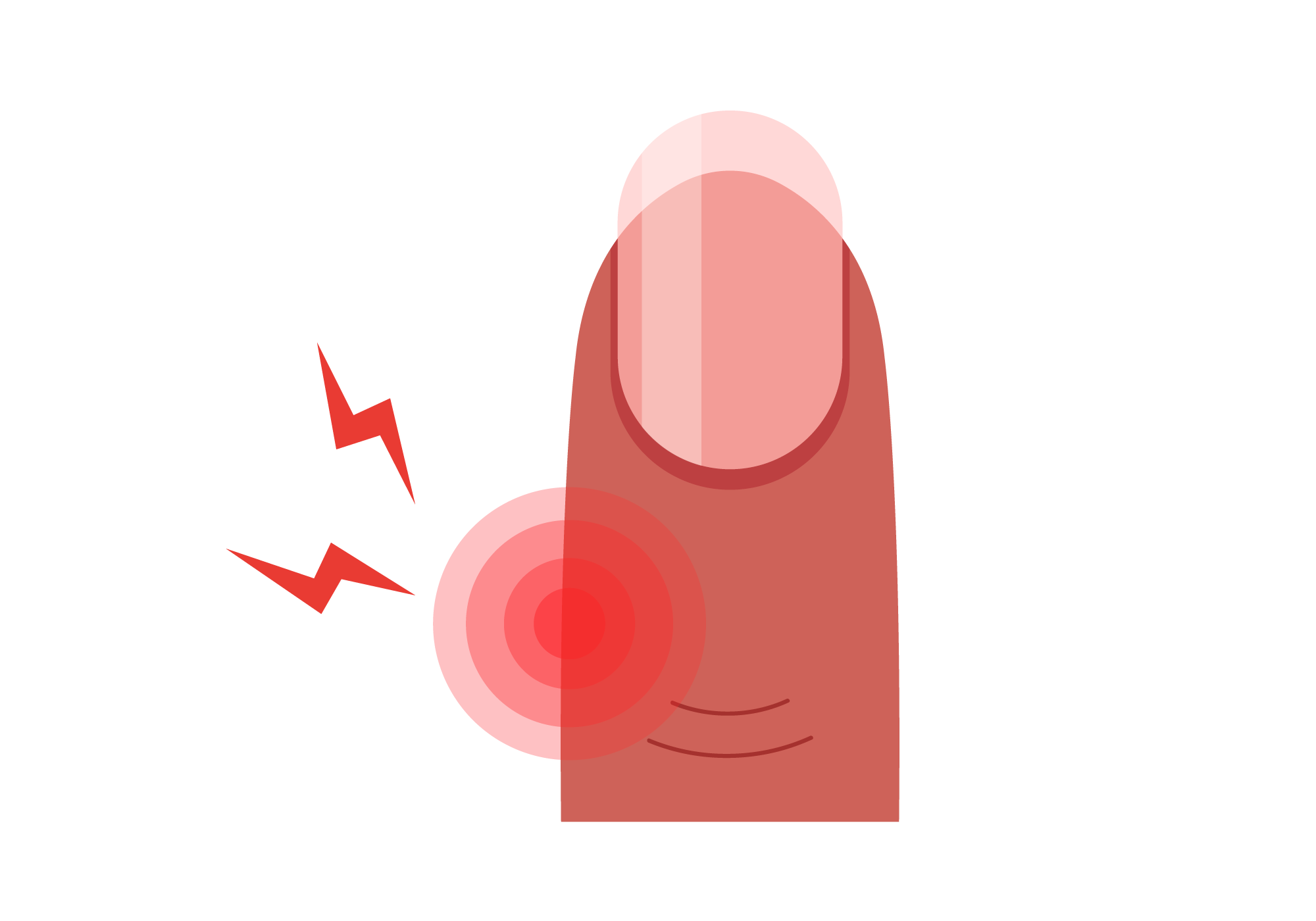 Swollen fingertip (pics) | Mumsnet