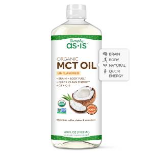  Sports Research Keto MCT Oil from Organic Coconuts - Fatty Acid  Fuel for Body + Brain Triple Ingredient C8, C10, C12 MCTs Perfect in  Coffee, Tea, & More Non-GMO Vegan Unflavored (