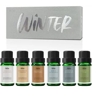 Winter Essential Oils for Diffusers for Home, CAKKI Premium Grade Fragrance  Oils Set, 6 Winter Scents Natural Aromatherapy Oils, for Candles Making