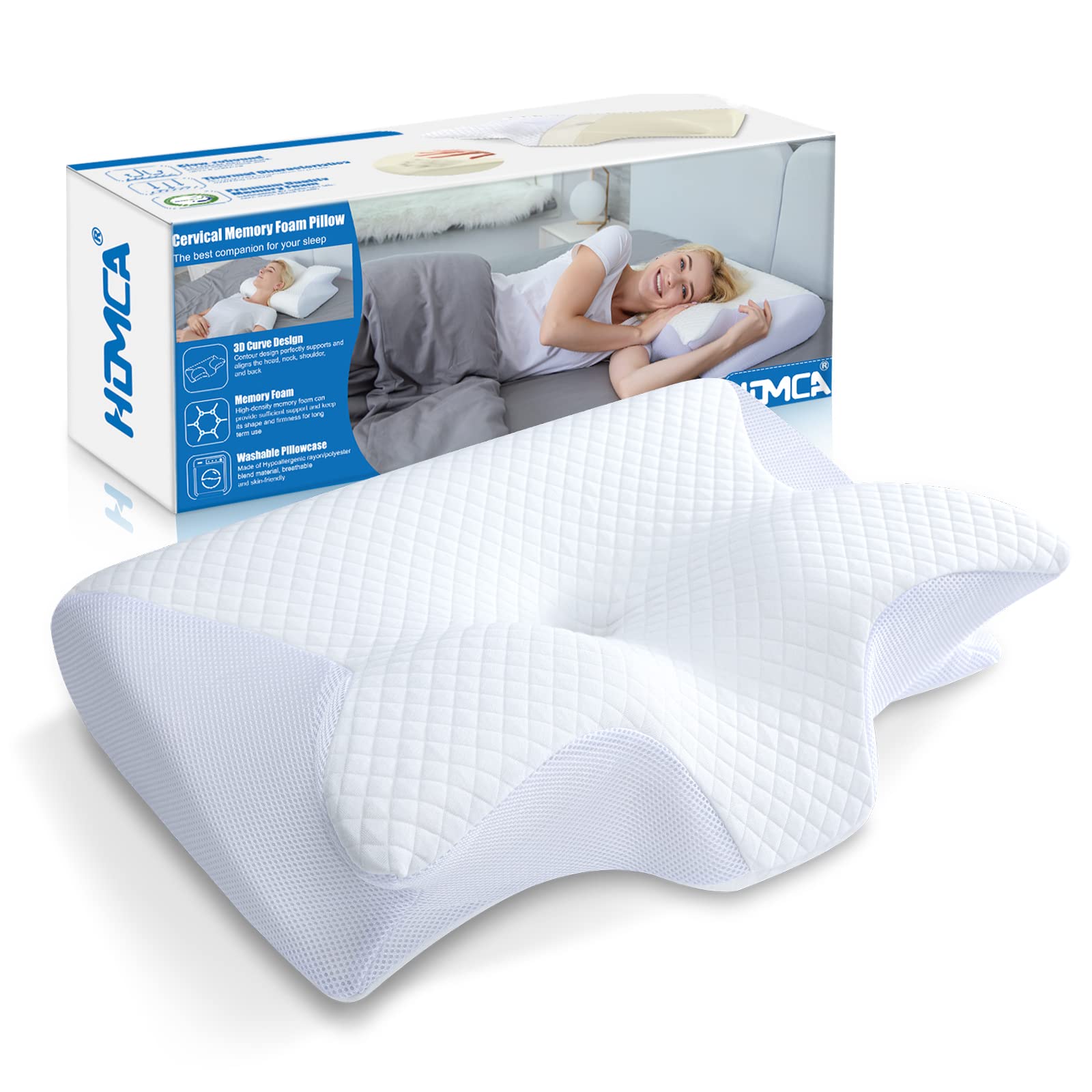 Side sleeping pillows outlet for neck pain