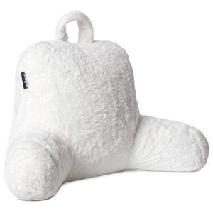 ComfortSpa Gray Shredded Foam Bed Rest & Reading Pillow 