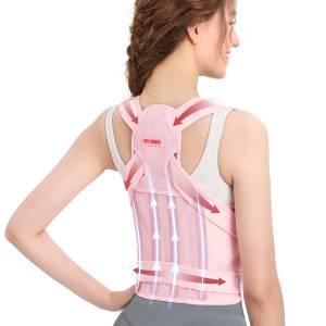 Ladies Women Adjustable Shoulder Back Posture Corrector Chest Brace Support  Bel