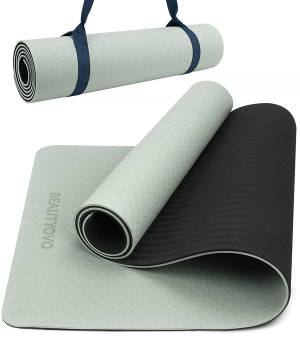 Umineux Yoga Mat - Natural Rubber Eco Friendly 5mm Extra Thick
