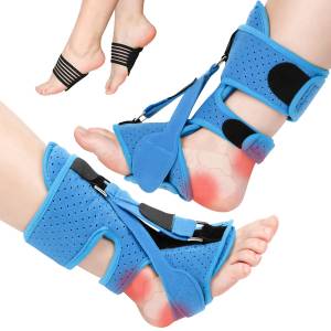  Plantar Fasciitis Night Splint Sock: Gentle Support for Plantar  Fascia, Relief from Heel Pain, Achilles Tendonitis, Foot Drop - Soft Stretch  and Comfortable Brace for Sleeping, Men and Women (Small) 