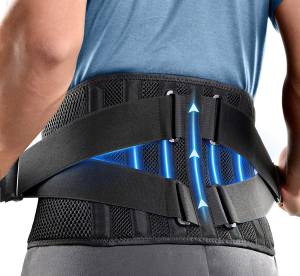 BERTER Lower Back Brace for Lower Back Pain for Men & Women, Lumbar Back  Support Belt with Compression Band-Lightweight, Breathable, Sleek &  Ergonomic