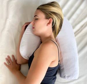 Smooth Spine Pillow, Smoothspine Alignment Pillow, Leg Pillow, Leg Pillow  for Side Sleeping, Knee Support Pillow with Strap, Smoothspine Leg Pillow