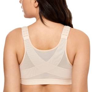 Women's Seamless Back Support Bra With Thin Straps For Correcting Drooping  And Preventing Backache, Sports Style, Summer