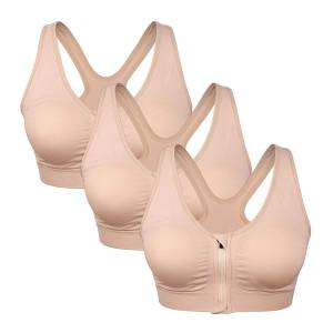 BRABIC Women Post-Surgical Sports Support Bra Front Closure
