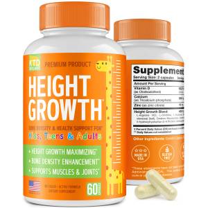 Truheight Capsules - Height Growth Maximizer - Natural Height Growth for  Kids, T