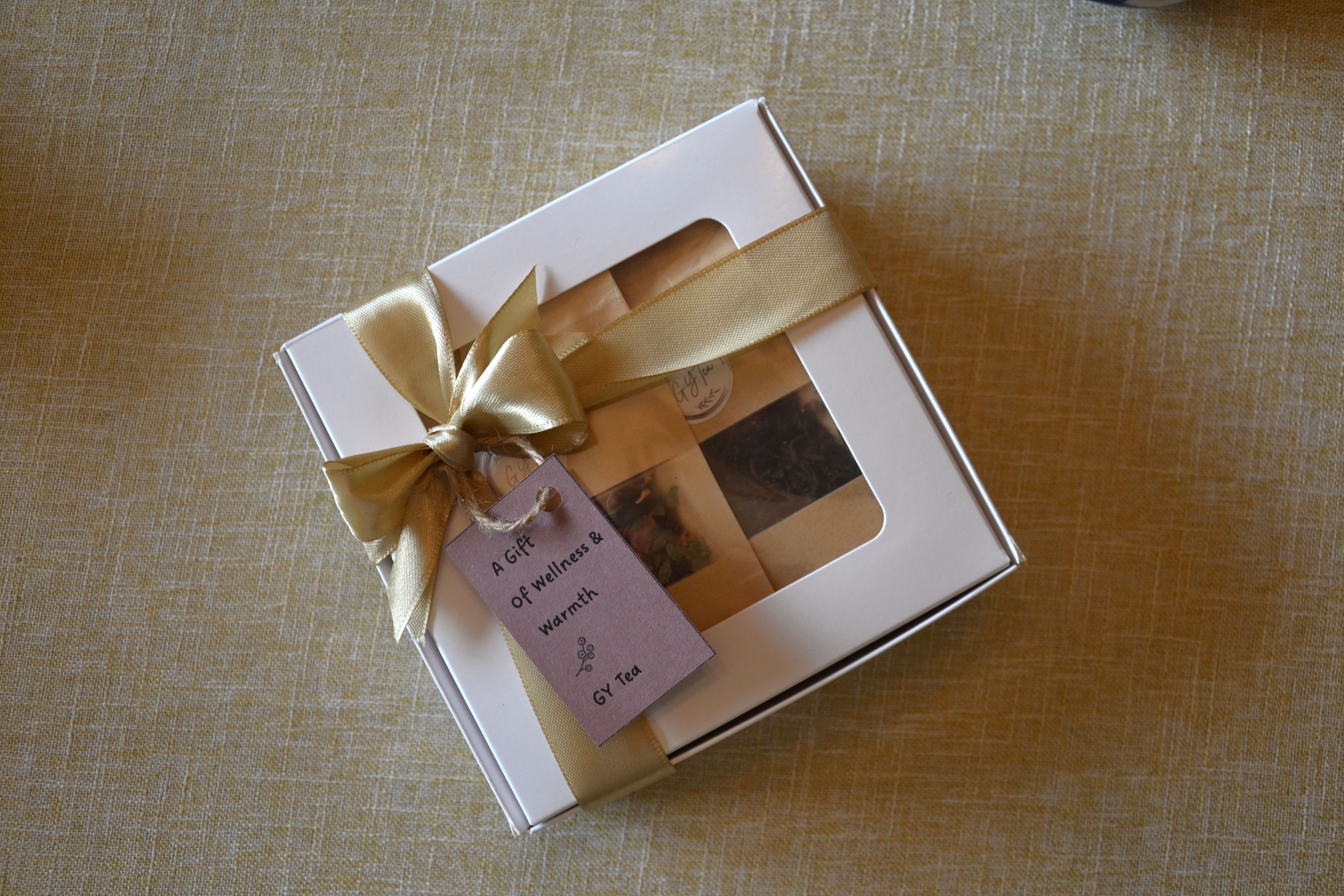 Tea Gifts (white box) loose leaf tea – GY Tea Winnipeg