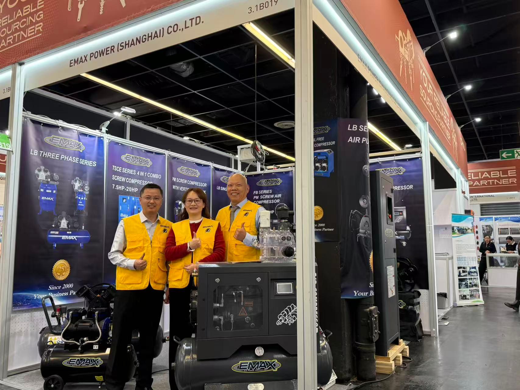 EMAX POWER Showcases Compressed Air Solutions at the International Hardware Fair Cologne