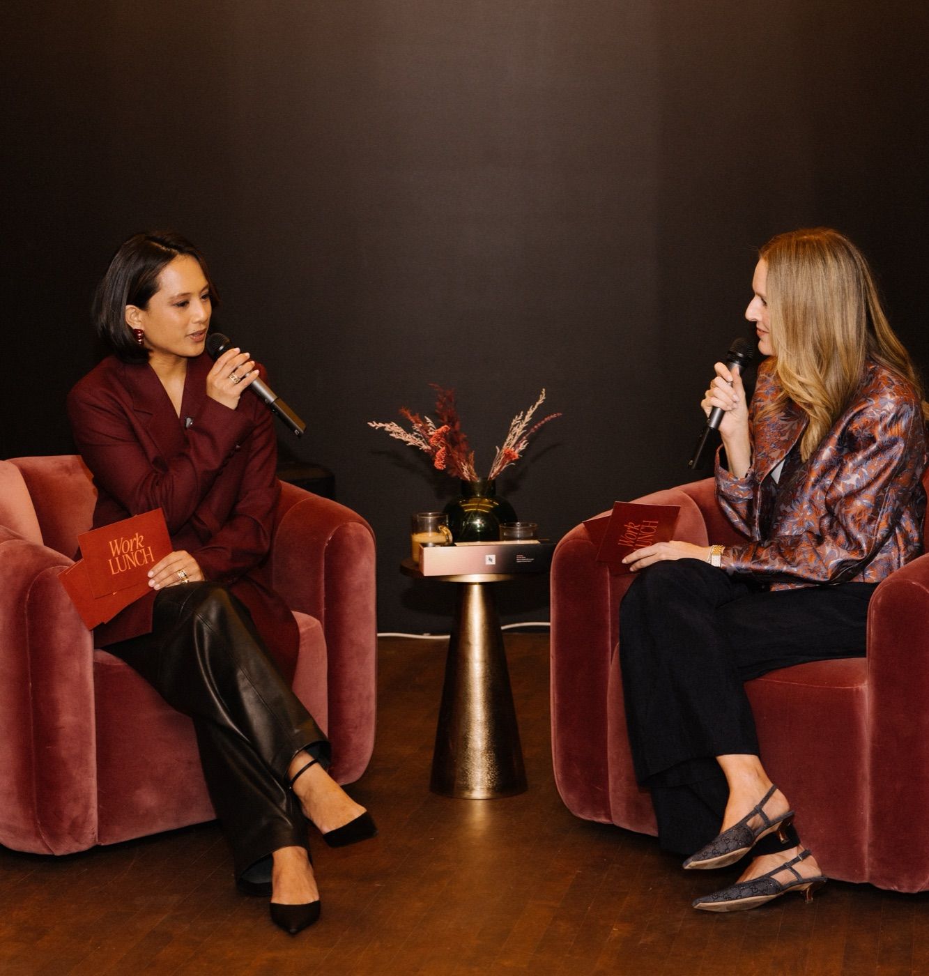 Jeanelle in conversation on stage at Work Lunch Live × Nespresso