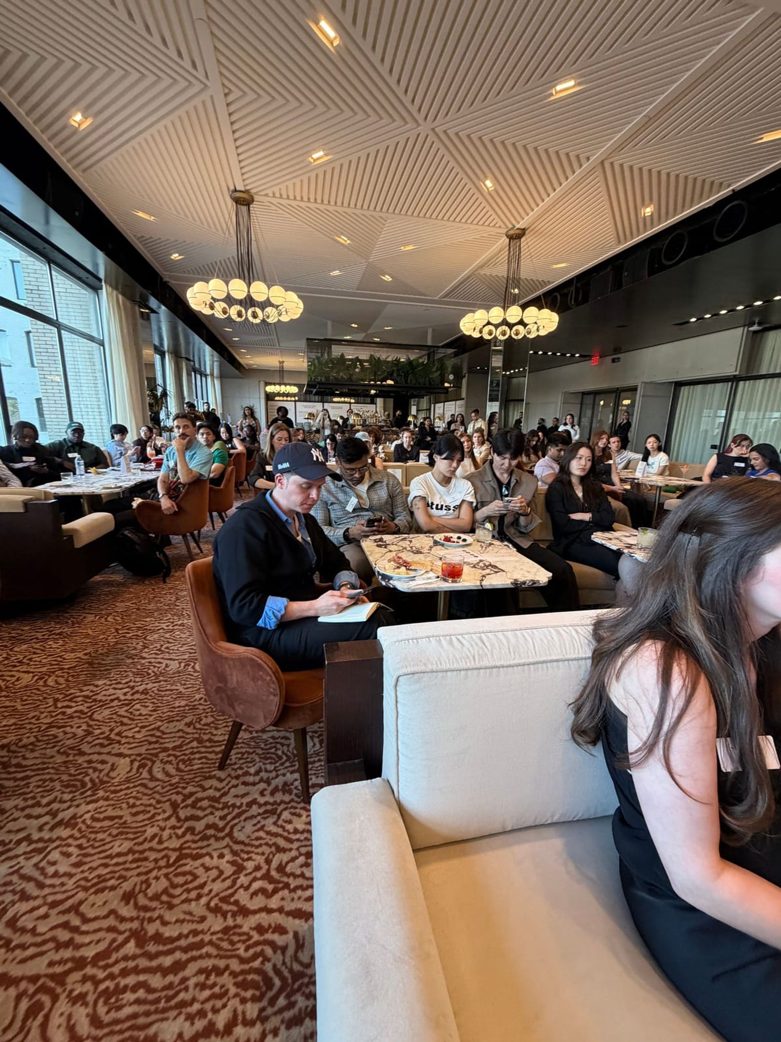 Creators, media and leaders in the audience at the launch
