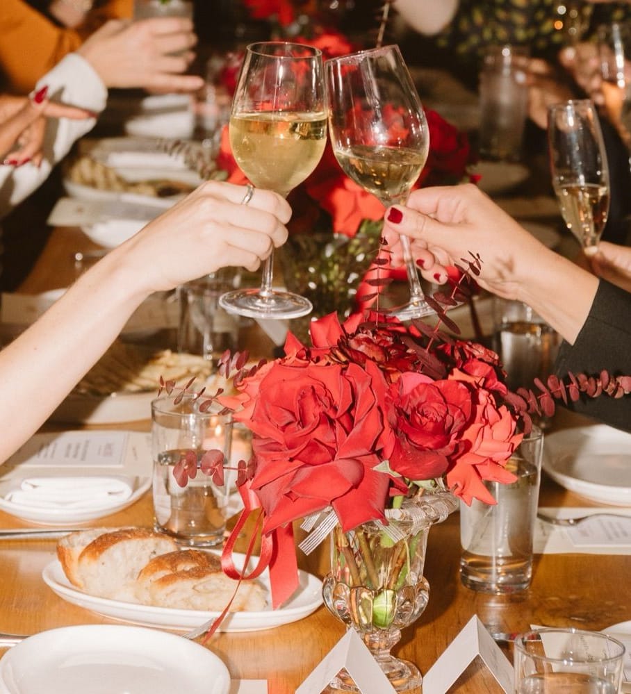 Guests at the Rent the Runway × Work Lunch dinner