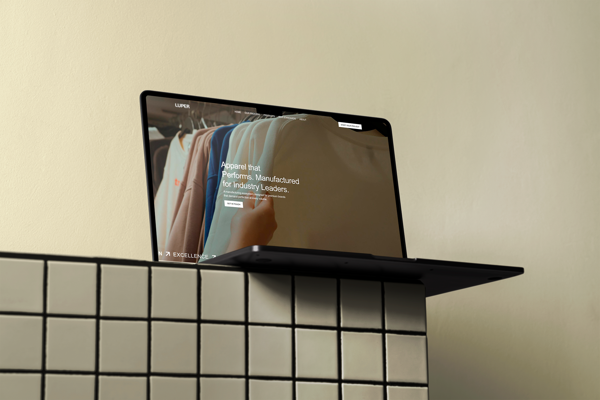 Custom website design mockup created by WOSAG web design company Kozhikode