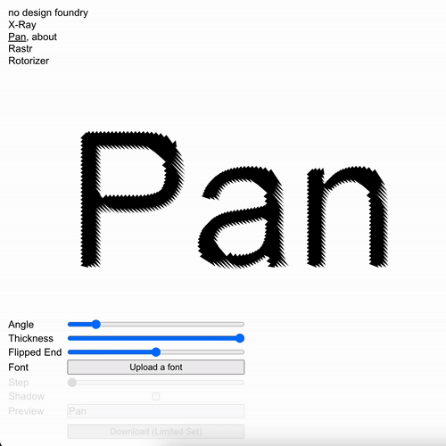 Cover image from no design foundry
