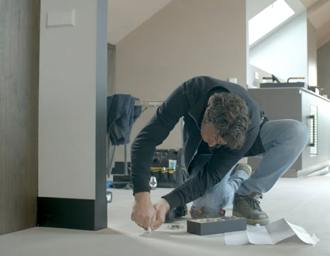 Installation of a door