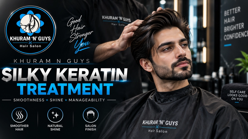 Khuram N Guys Keratin Hair Treatment in DHA Phase 5 Lahore