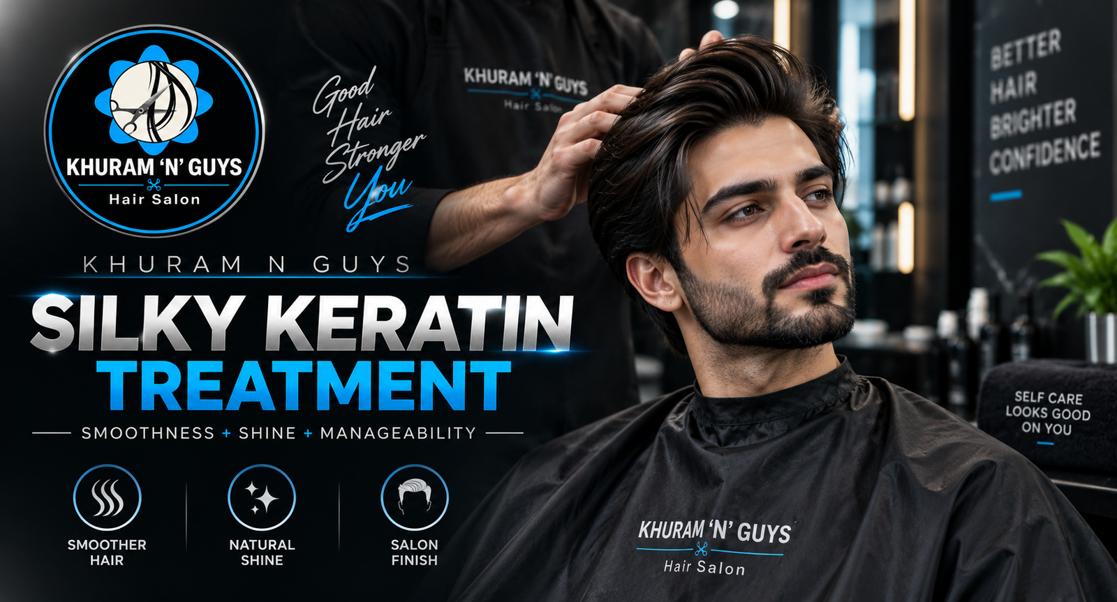 Khuram N Guys Keratin Hair Treatment in DHA Phase 5 Lahore