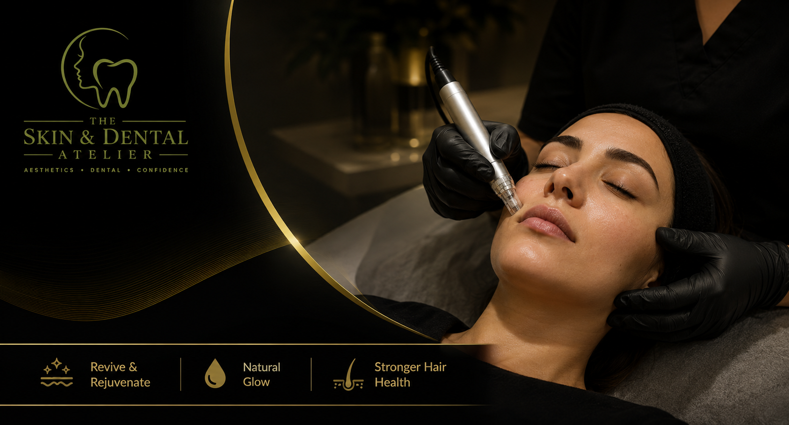 Microneedling PRP and skin booster treatment