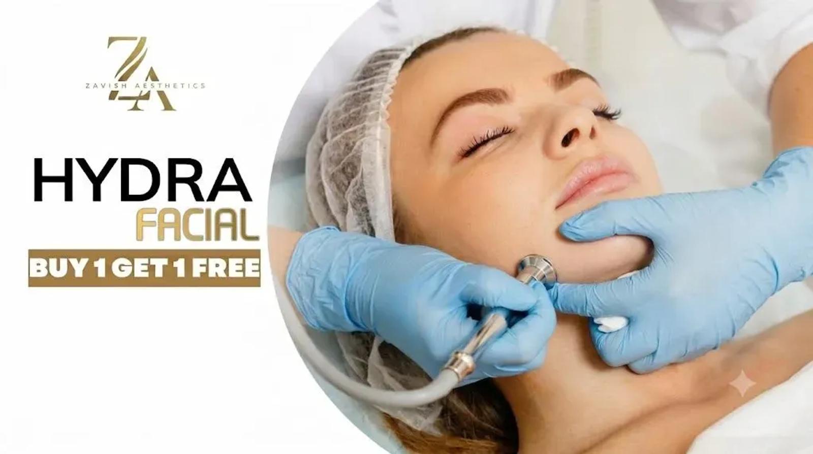HydraFacial treatment at Zavish Aesthetics, DHA Phase 1 Lahore