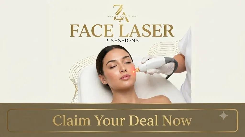 Face laser session bundle at Zavish Aesthetics in DHA Phase 1 Lahore