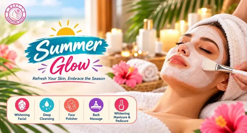 Skincare and beauty care treatment room at Mary's Signature Salon DHA Phase 6 Lahore