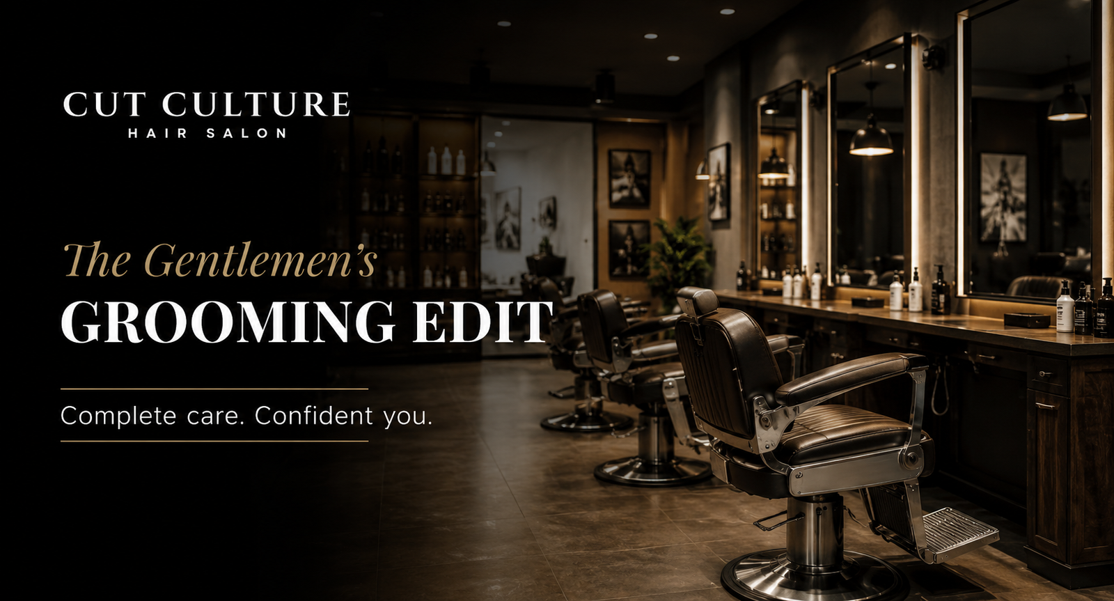 The Gentlemen's Azadi Grooming package at Cut Culture Hair Salon Lahore