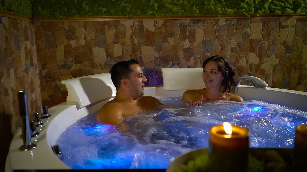 Relaxing spa environment for beauty and skincare treatments