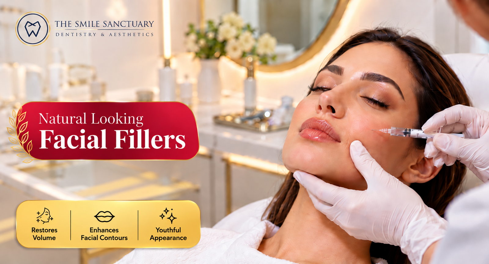 Facial filler treatment consultation at The Smile Sanctuary in DHA Lahore