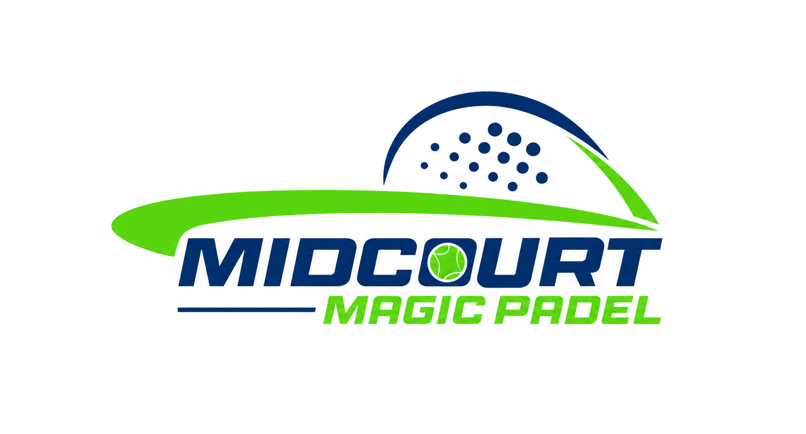 Indoor padel court with blue artificial turf and perimeter glass at MidCourt Magic Padel in Lahore