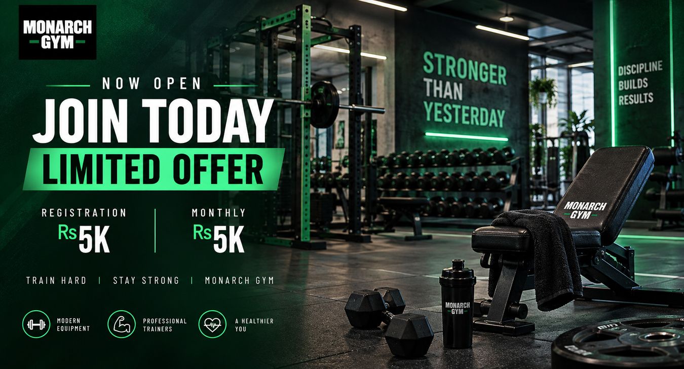 Workout floor and modern strength equipment at Monarch Gym in DHA Phase 5