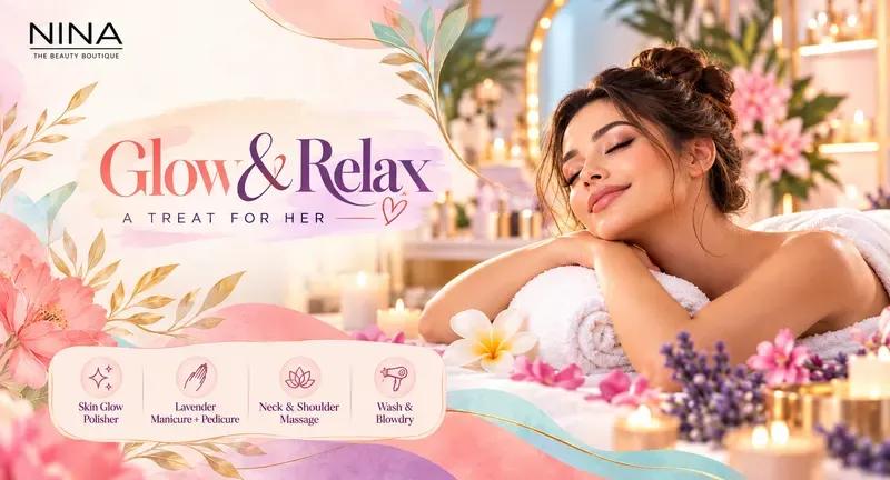 Luxury beauty boutique and relaxation room at NINA The Beauty Boutique DHA Phase 3 Lahore