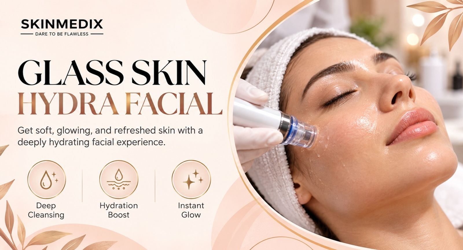 SKINMEDIX Glass Skin Hydra Facial in DHA Phase 6