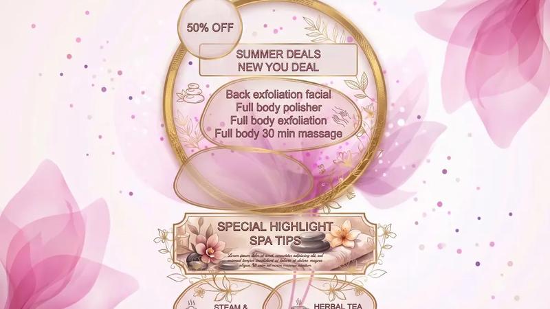Full body spa package with massage and steam at Lounge 8 Salon in DHA Phase 1 Lahore