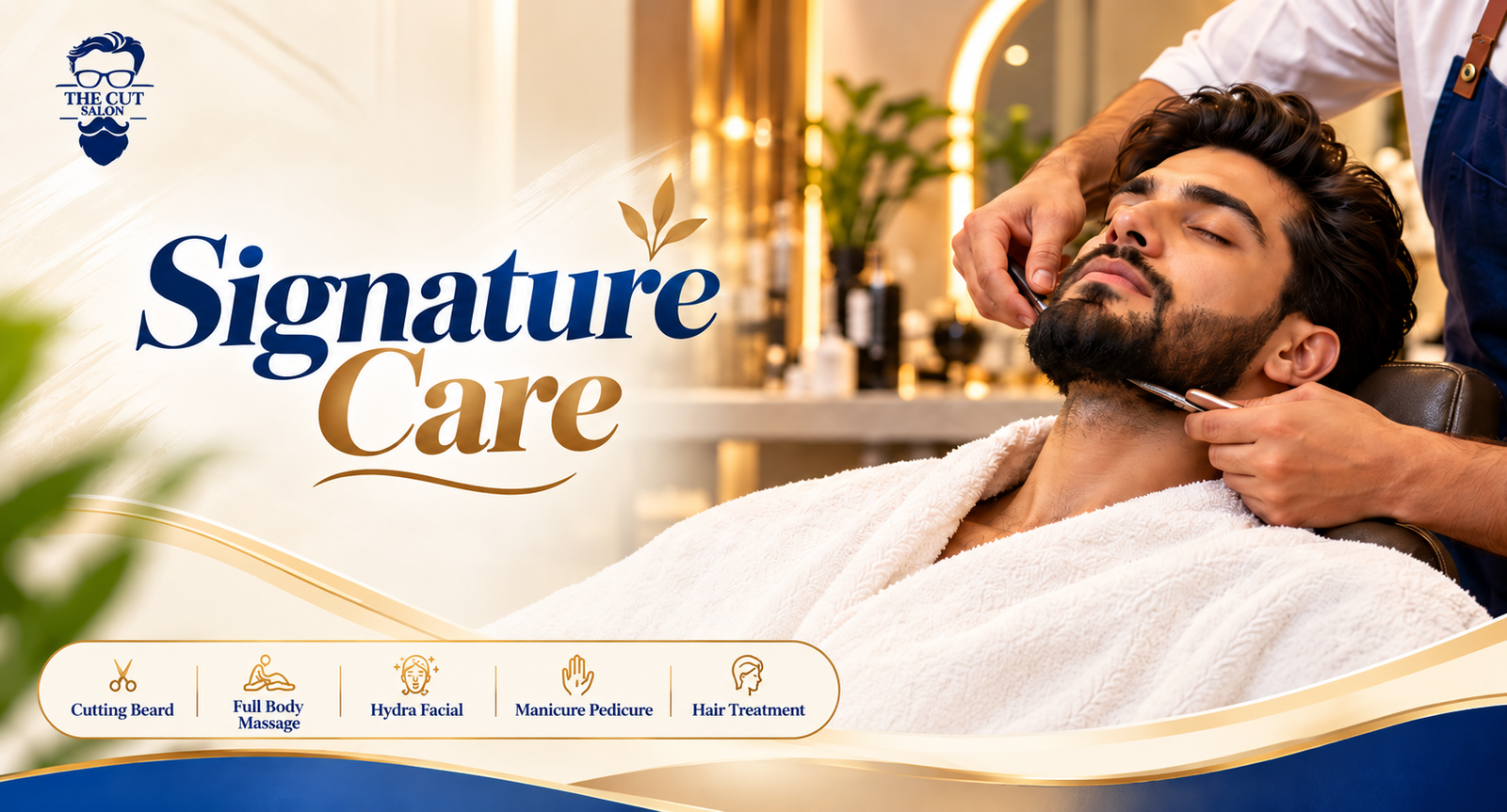 Signature Care Grooming and Hydra Facial at The Cut Salon