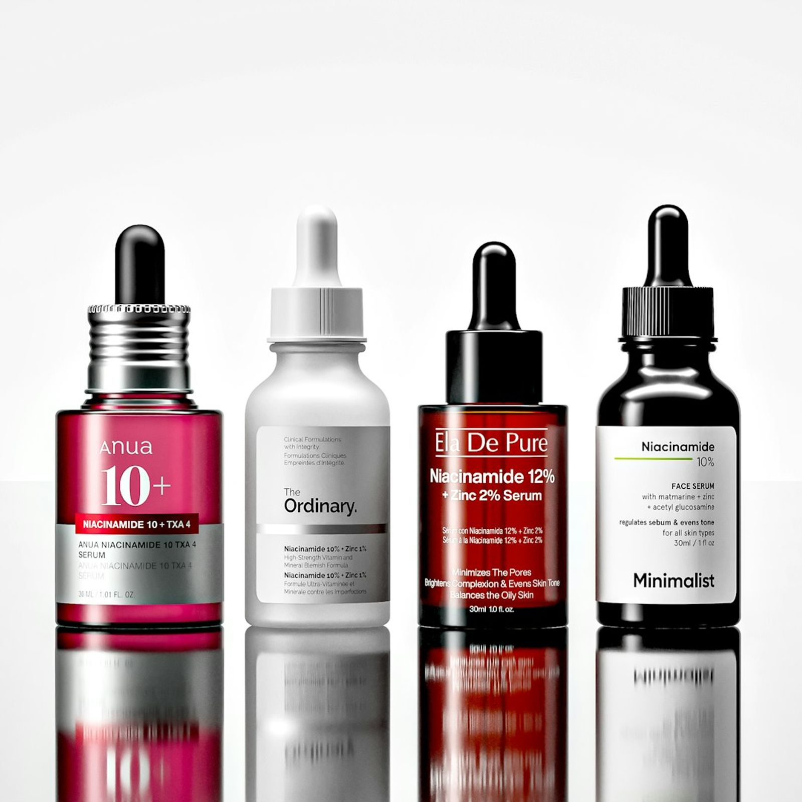 Clinical skincare serums and treatment formulations