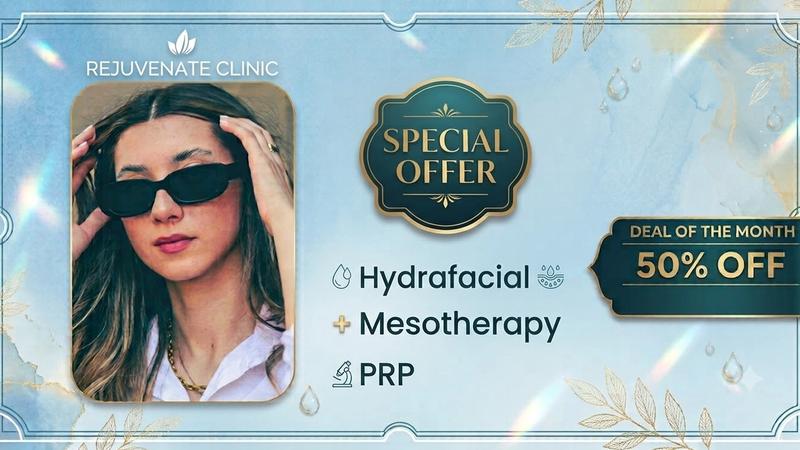 Hydrafacial, mesotherapy and PRP clinical skin treatment at Rejuvenate Clinic, DHA Phase 3 Lahore