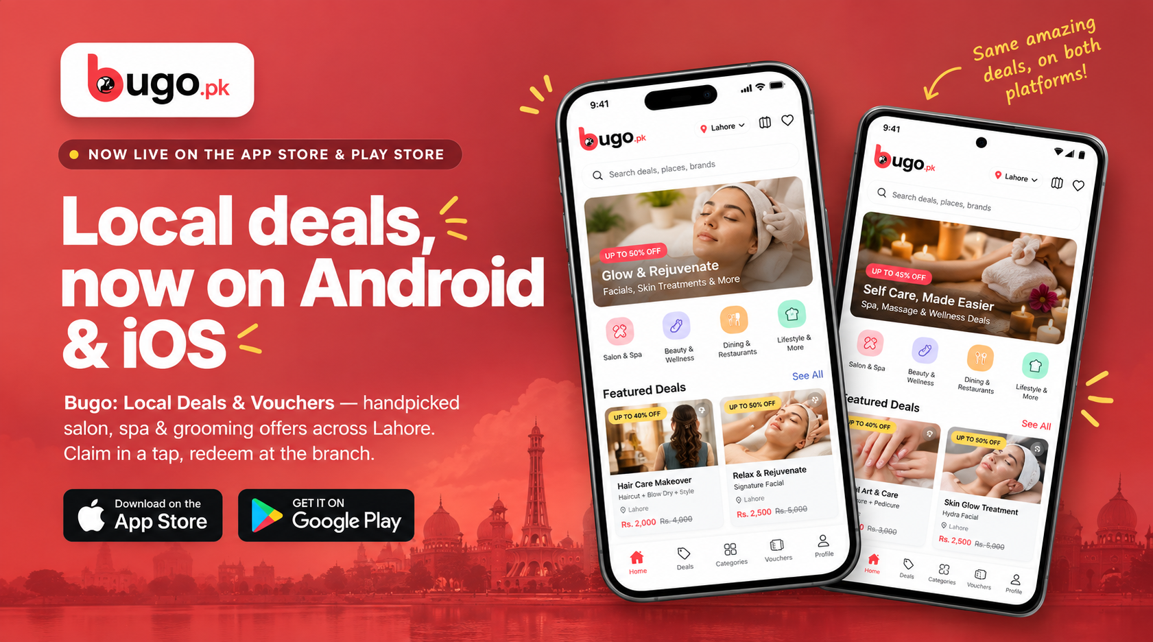 Bugo.pk app now live on iOS and Android for local deals in Lahore