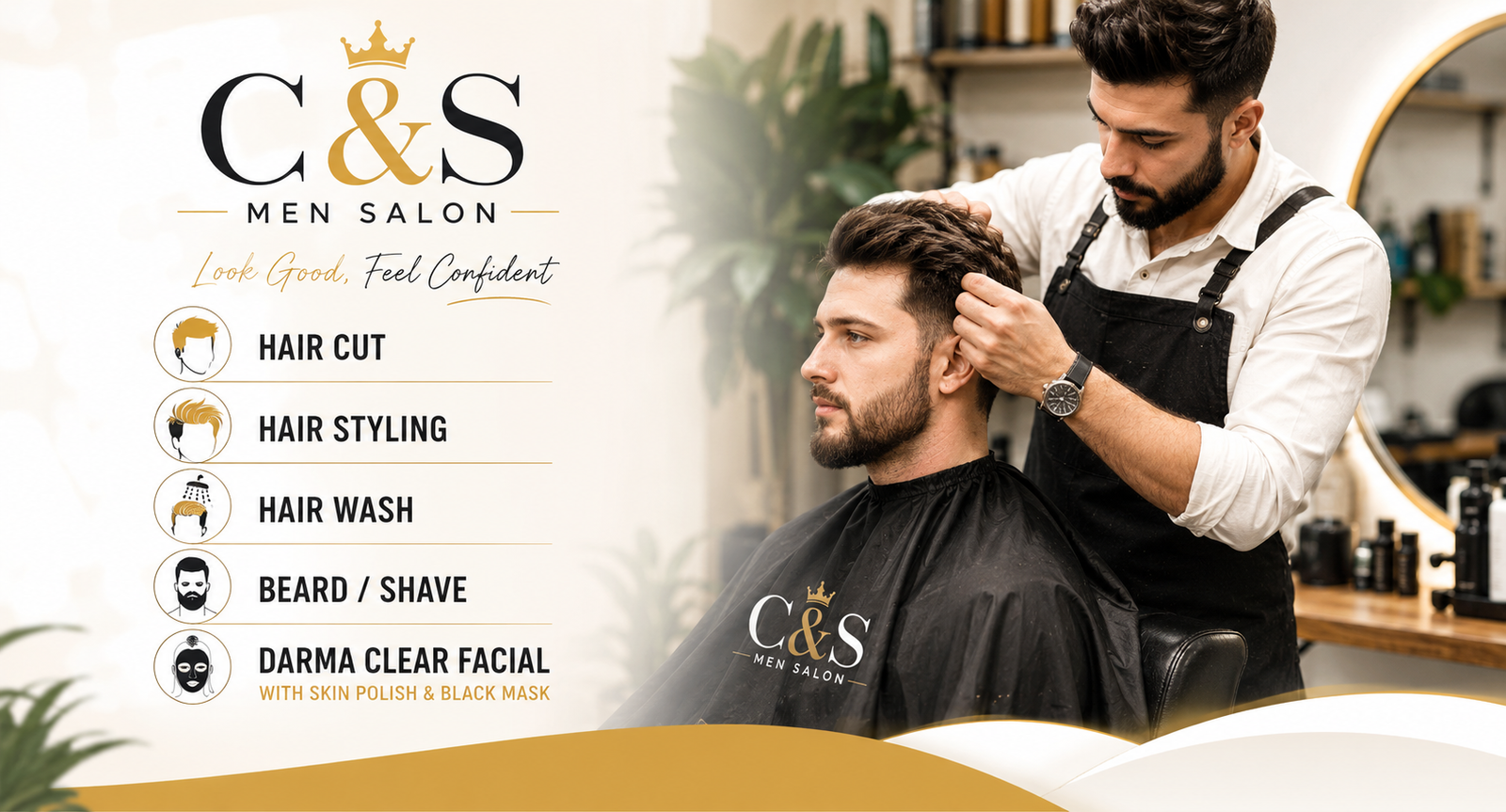 Men grooming and makeover session at Salon X Lahore