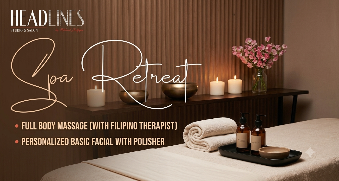 Spa massage room at Headlines Studio and Salon by Mikaal Zulfiqar, DHA Phase 5 Lahore