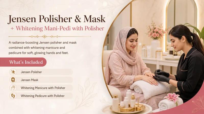 Whitening hydra facial treatment at Misbah’s Salon and Spa in DHA Lahore