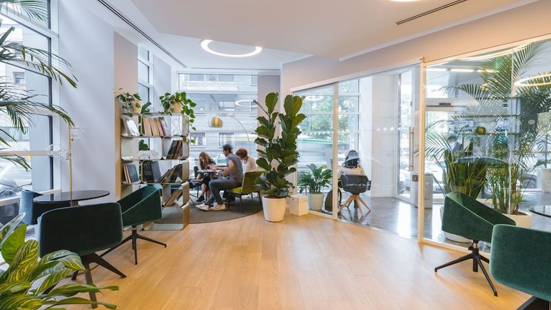 Modern and serene aesthetic clinic consultation and treatment lounge in Lahore